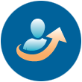 Job or Assignment Transfer icon (Version 2)