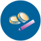 Pay Code Money Edit icon (Version 2)